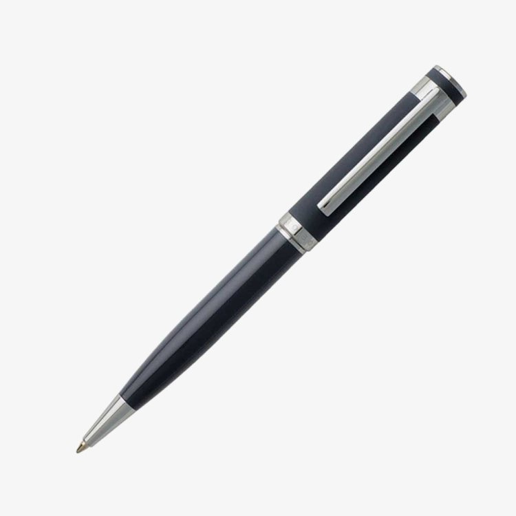 HUGO BOSS CAPTION CONTRAST BLUE BALLPOINT PEN