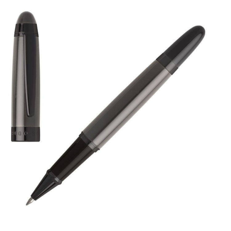 HUGO BOSS ICON ROLLERBALL PEN Grey / Black