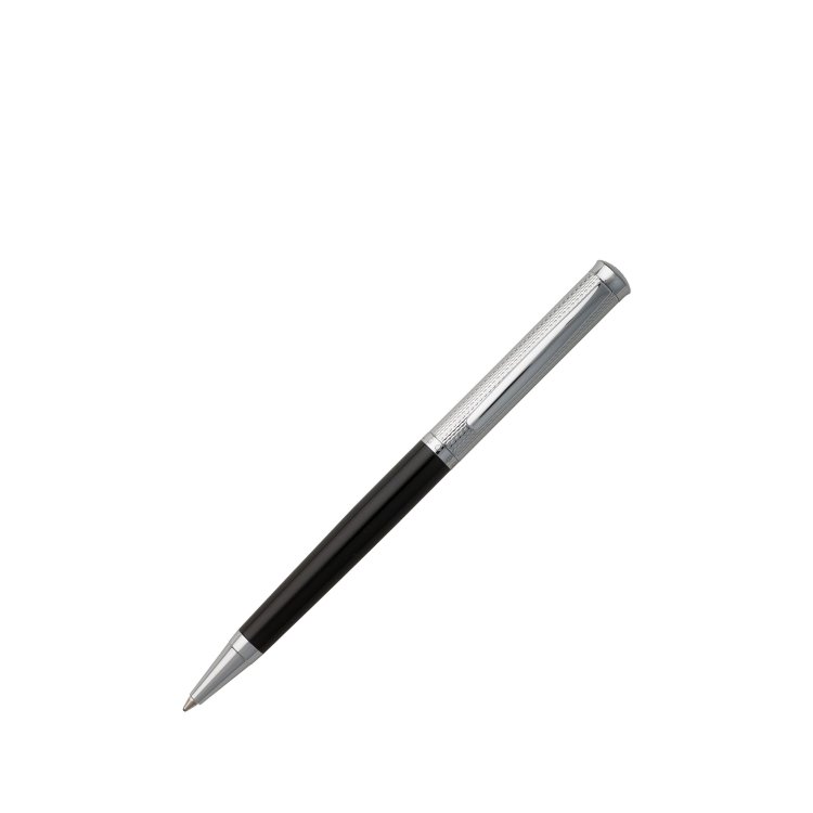 HUGO BOSS BALLPOINT PEN SOPHISTICATED DIAMOND Black Laquer
