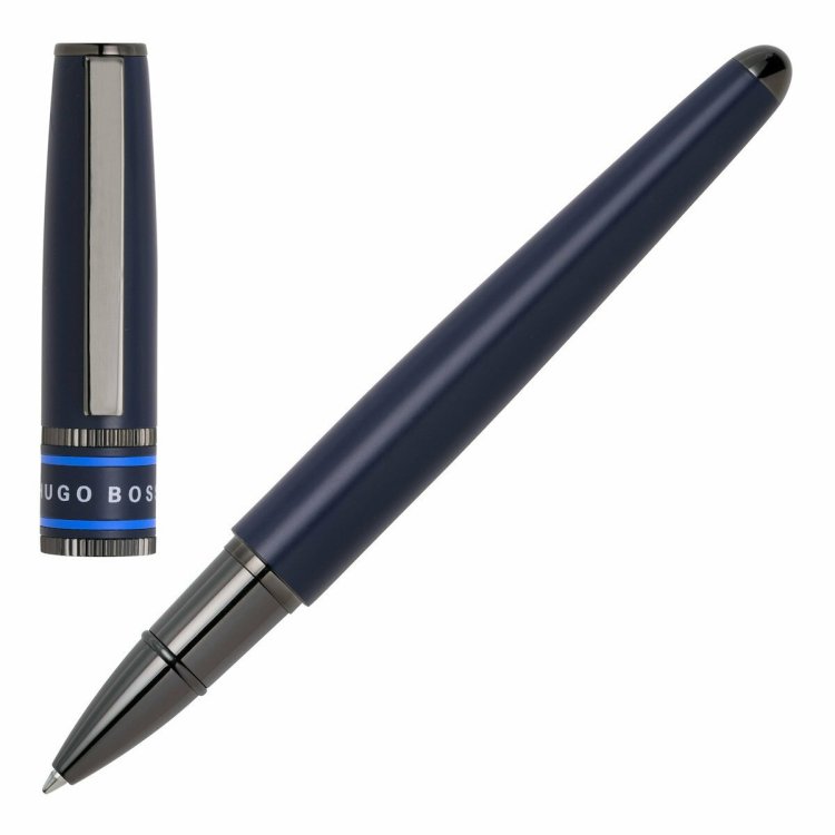 HUGO BOSS GEAR ILLUSION BLUE ROLLERBAL PEN