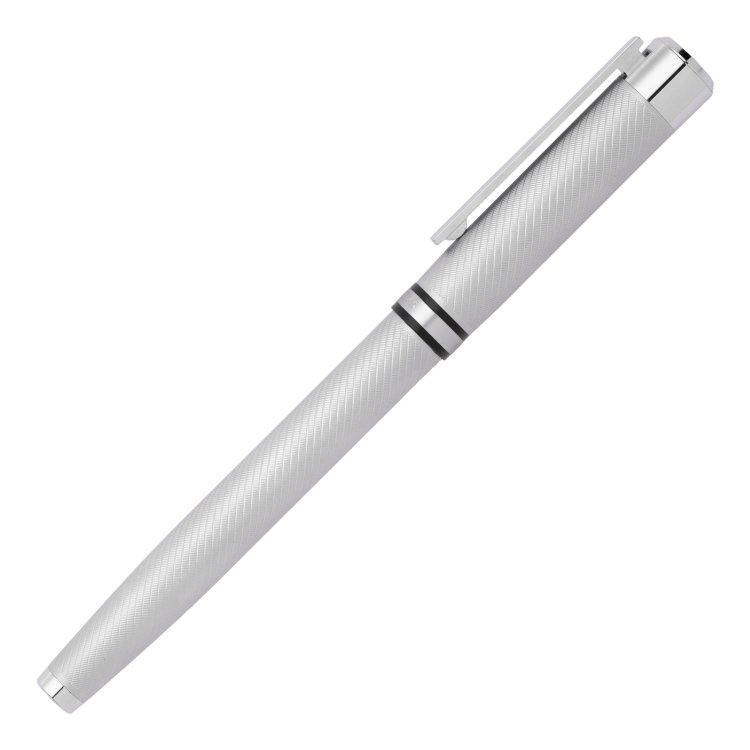 HUGO BOSS FILAMENT CHROME FOUNTAIN PEN