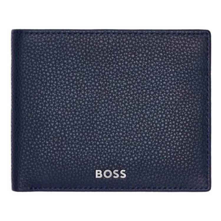 HUGO BOSS Blue Leather Wallet