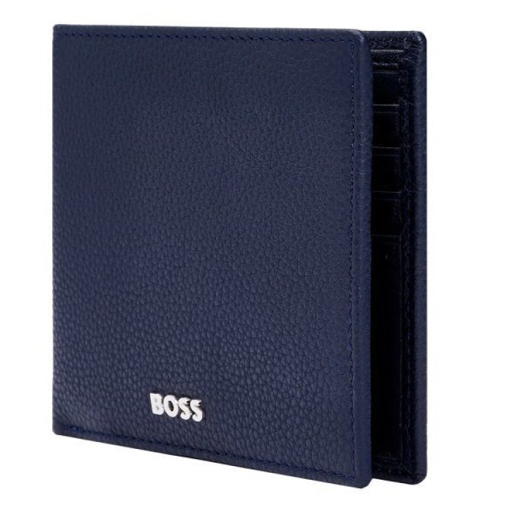 HUGO BOSS Blue Leather Wallet