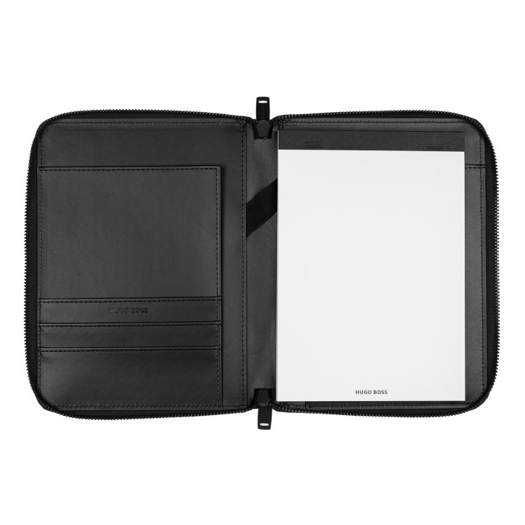 HUGO BOSS LABEL CONFERENCE FOLDER A5 BLACK