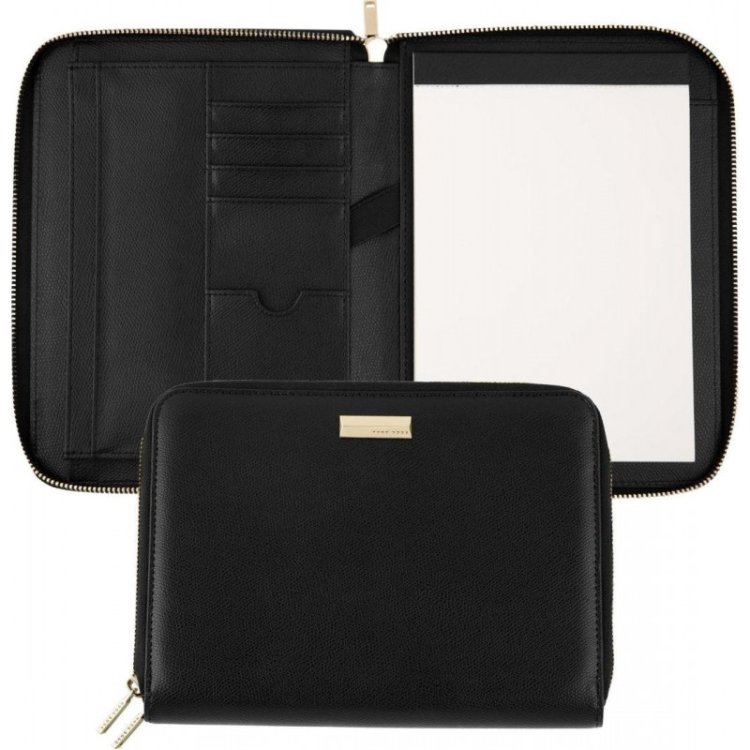 HUGO BOSS VIVID BLACK CONFERANCE FOLDER A5