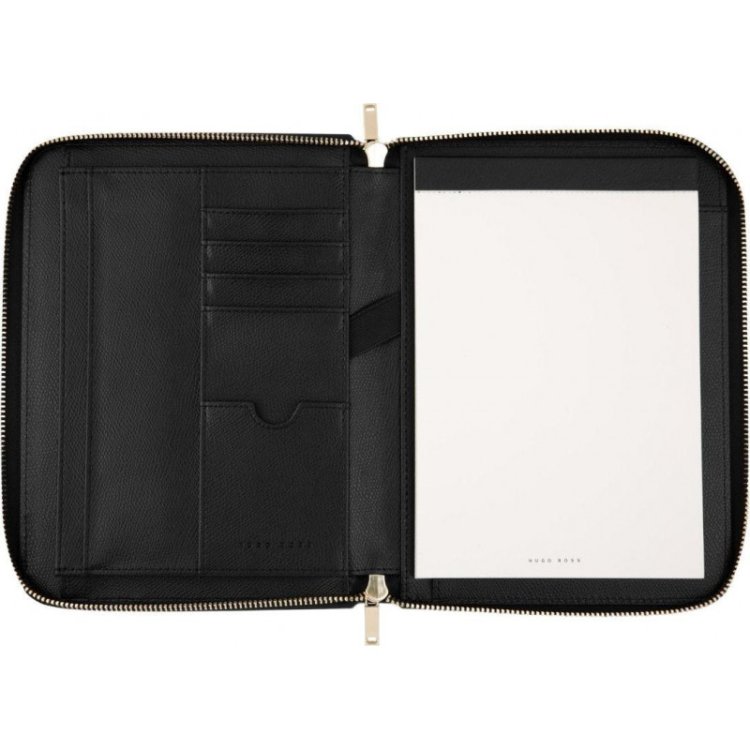 HUGO BOSS VIVID BLACK CONFERANCE FOLDER A5