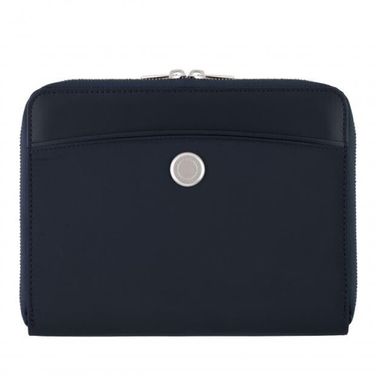 HUGO BOSS CONTOUR NAVY A5 CONFERANCE FOLDER