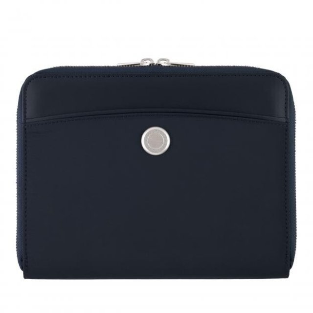 HUGO BOSS CONTOUR NAVY A5 CONFERANCE FOLDER