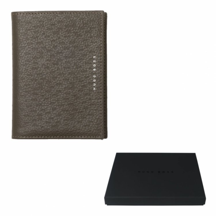 HUGO BOSS PRIME NOTEBOOK COVER A6 CAMEL
