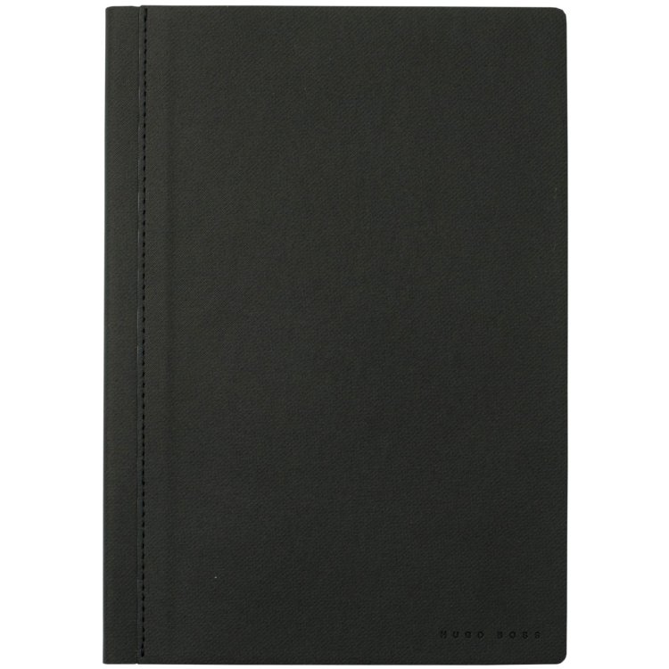 HUGO BOSS NOTEPAD A5 FABRIC Dark Grey
