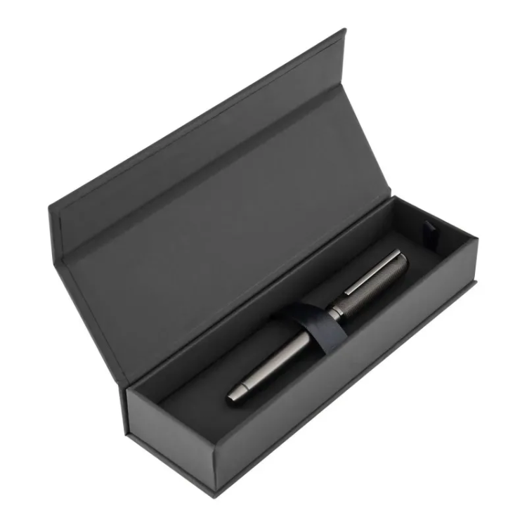 HUGO BOSS Pace Black & Gun Rollerball Pen