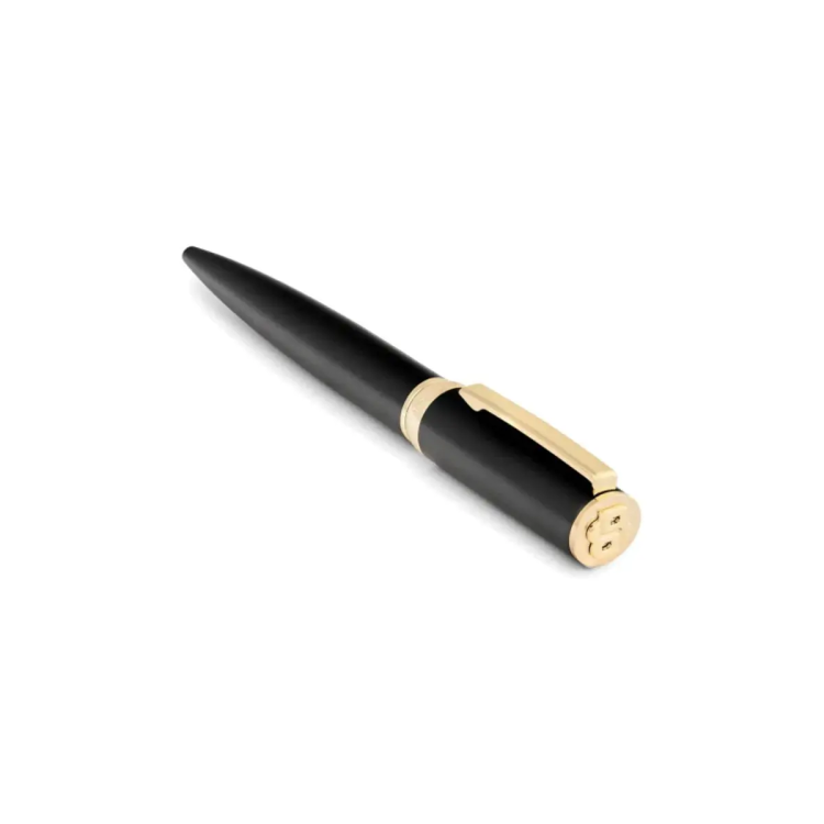 HUGO BOSS Arche Double B Black & Gold Ballpoint Pen