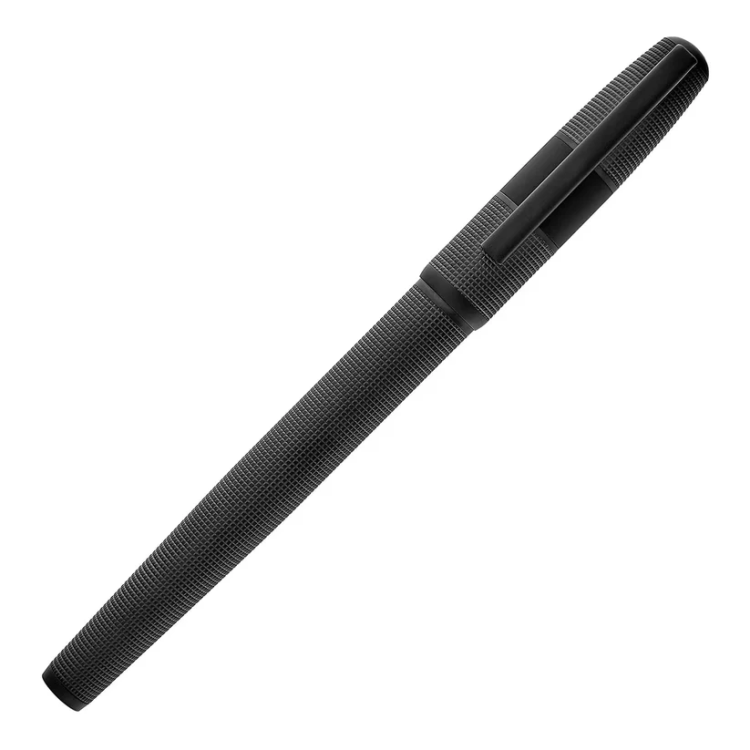 HUGO BOSS Grid Black Rollerball Pen