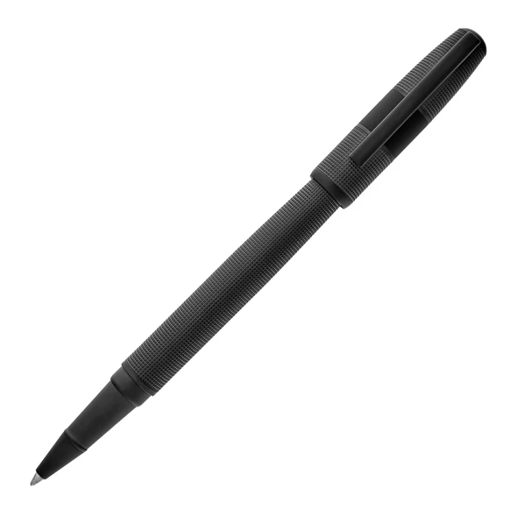 HUGO BOSS Grid Black Rollerball Pen