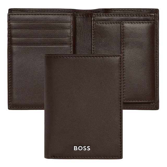 HUGO BOSS Classic Smooth Brown Card Holder