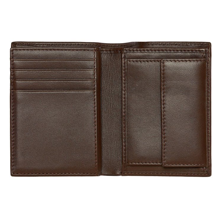 HUGO BOSS Classic Smooth Brown Card Holder