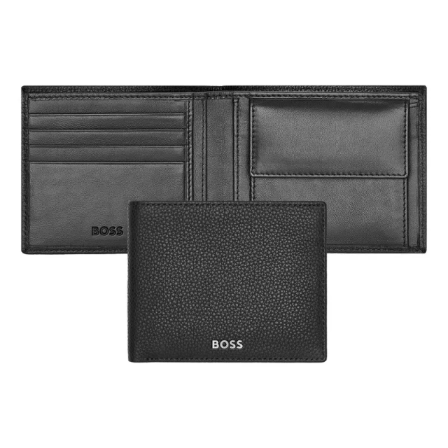 HUGO BOSS Classic Grained Black Wallet