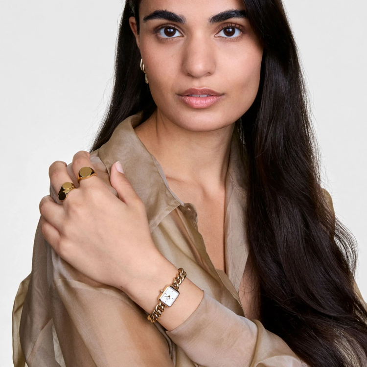 DANIEL WELLINGTON Jolie Chain Gold Stainless Steel Bracelet