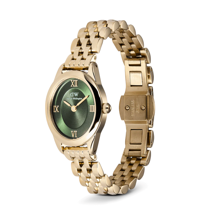 DANIEL WELLINGTON Ophelia Mini Emerald Gold Stainless Steel Bracelet