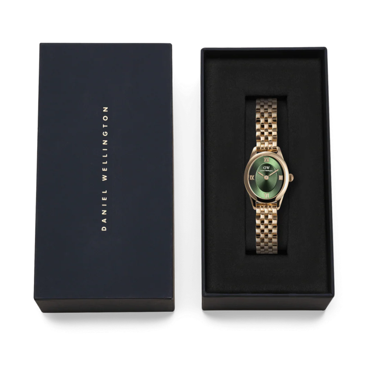 DANIEL WELLINGTON Ophelia Mini Emerald Gold Stainless Steel Bracelet