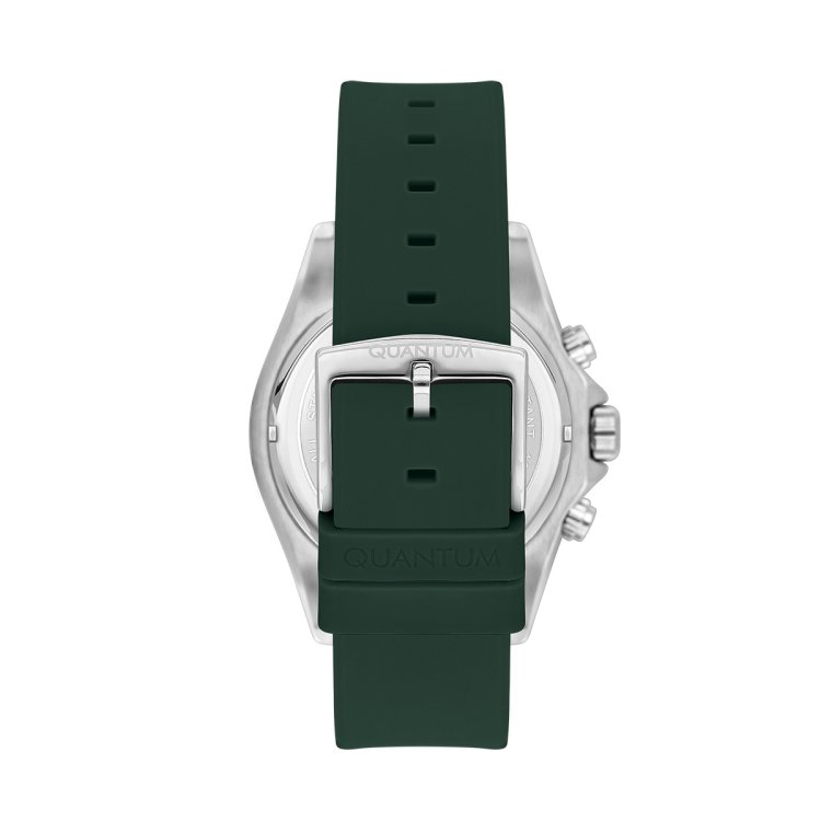 QUANTUM POWERTECH Green Rubber Strap