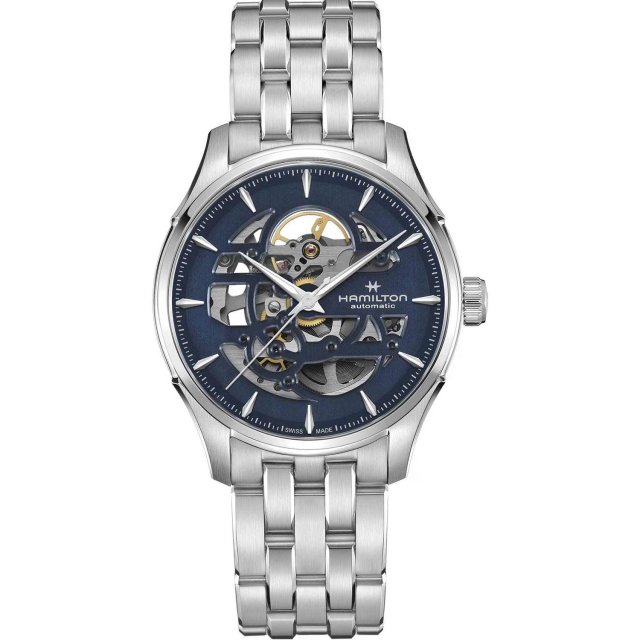 HAMILTON Jazzmaster Skeleton Auto Stainless Steel Bracelet
