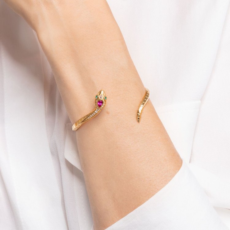 THOMAS SABO Bangle Snake Gold 