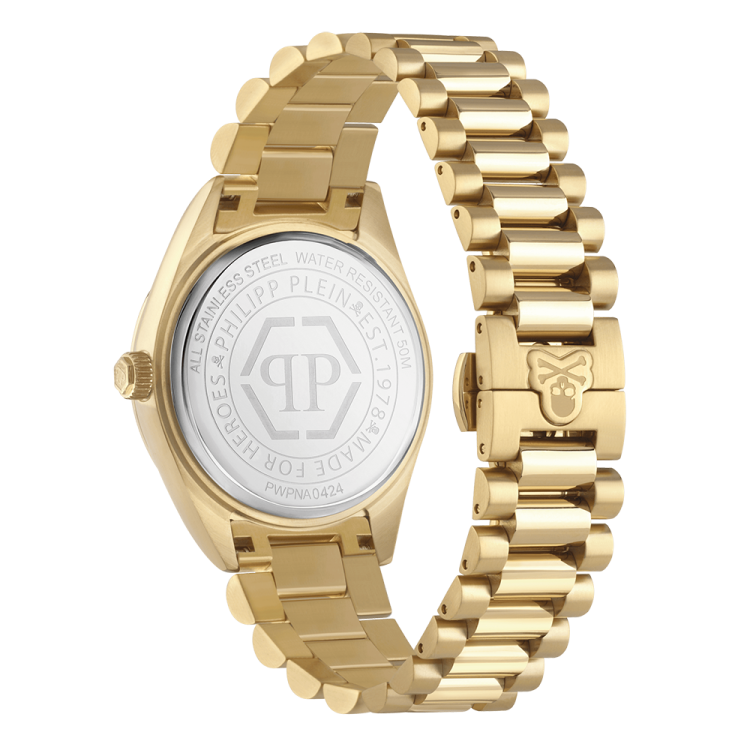 PHILIPP PLEIN Superlative Gold Stainless Steel Bracelet