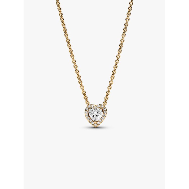 PANDORA ΤΙΜΕLESS Αστραφτερό Kολιέ με Kαρδιά