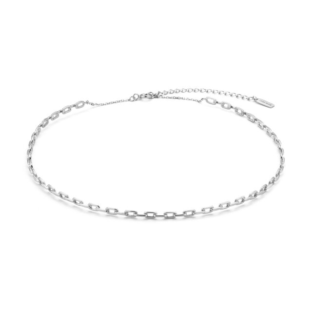 ANIA HAIE NECKLACE Silver Chain Solid Choker
