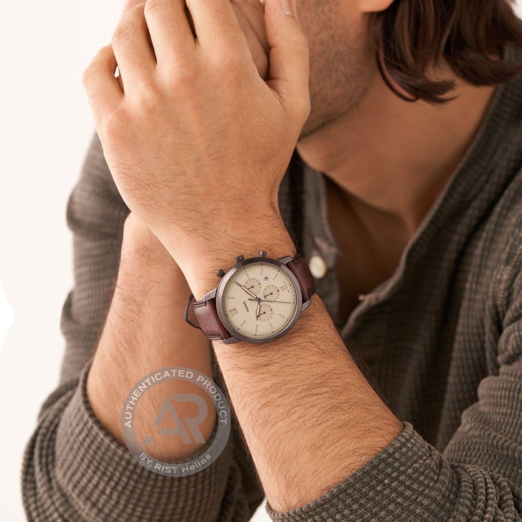 FOSSIL Neutra Chrono Brown Eco Leather