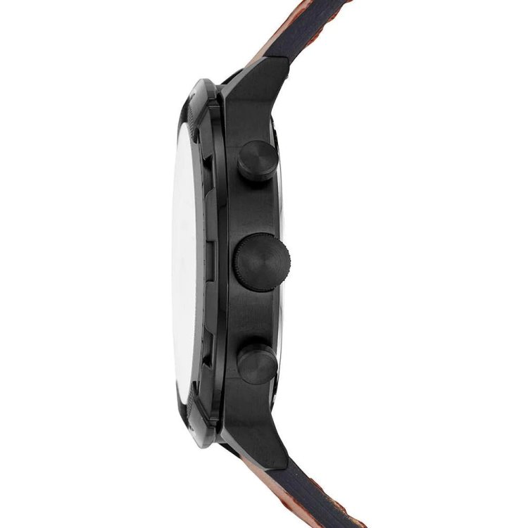 FOSSIL Bronson Chrono Brown Leather Strap