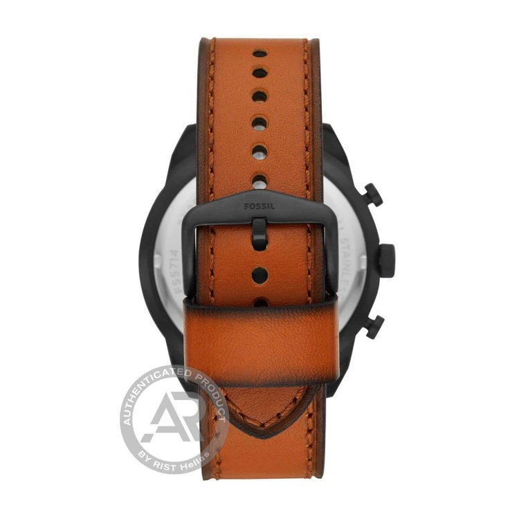 FOSSIL Bronson Chrono Brown Leather Strap