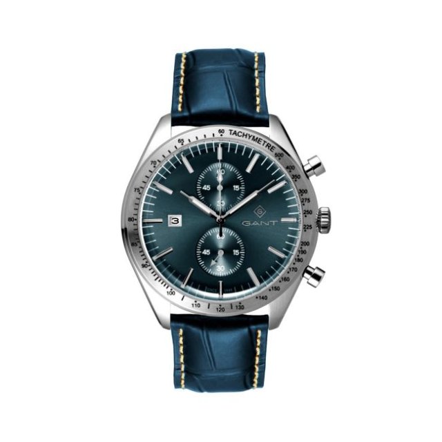 GANT Northampton Chronograph Blue Leather
