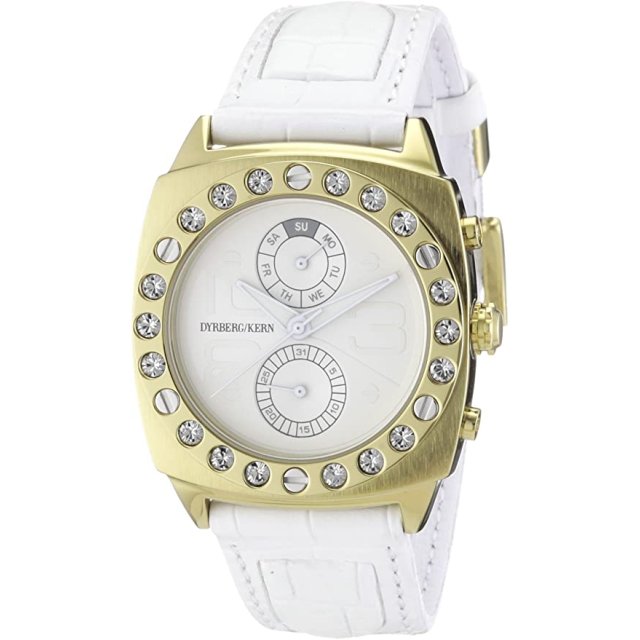 DYRBERG KERN Diva White Leather Strap