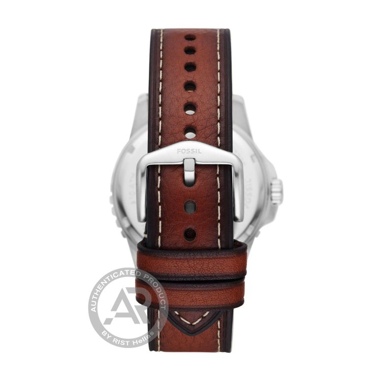 FOSSIL Fossil Blue Brown Eco Leather Strap