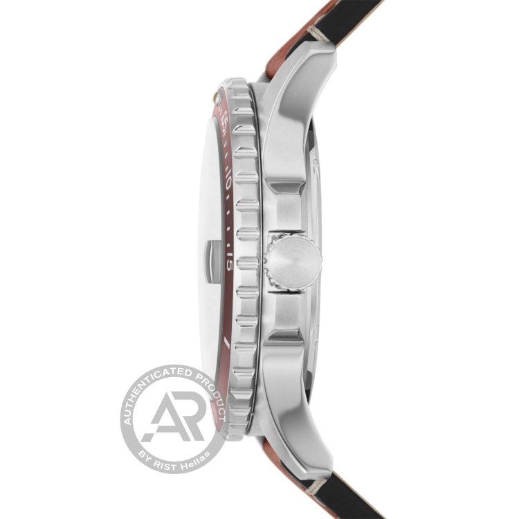 FOSSIL Fossil Blue Brown Eco Leather Strap