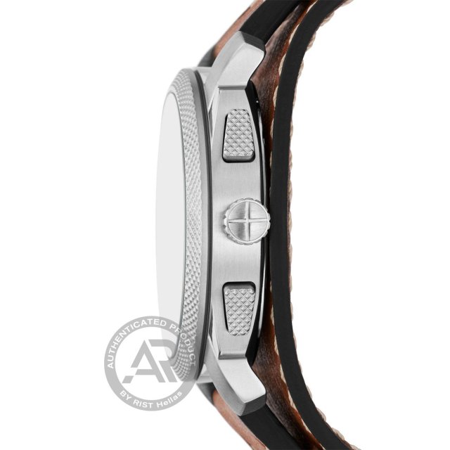 FOSSIL Machine Brown Eco Leather Strap