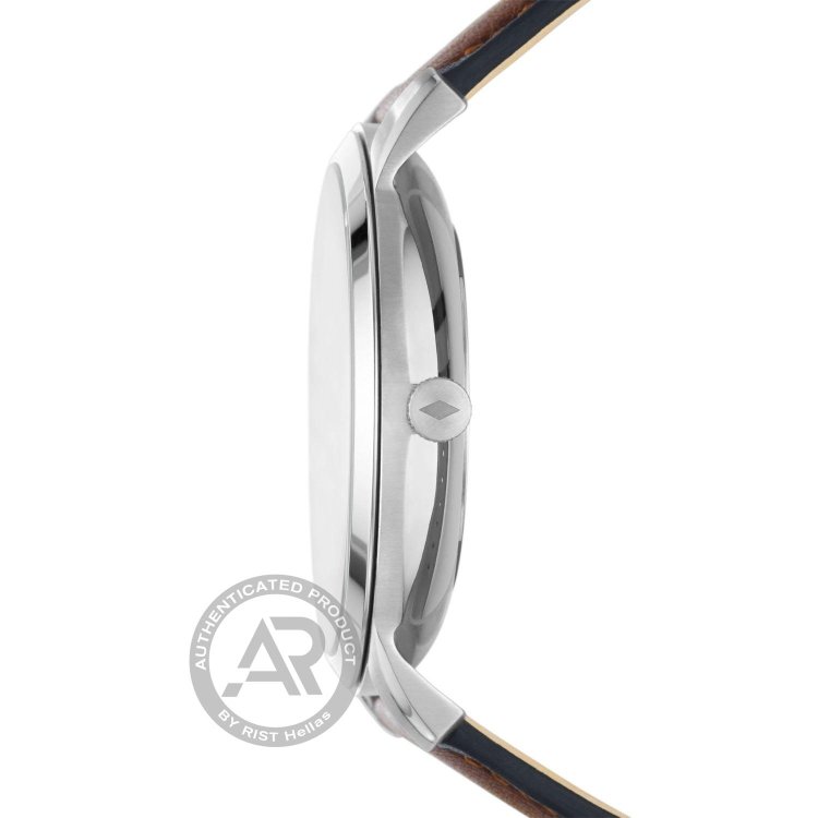 FOSSIL The Minimalist Solar Brown Leather Strap