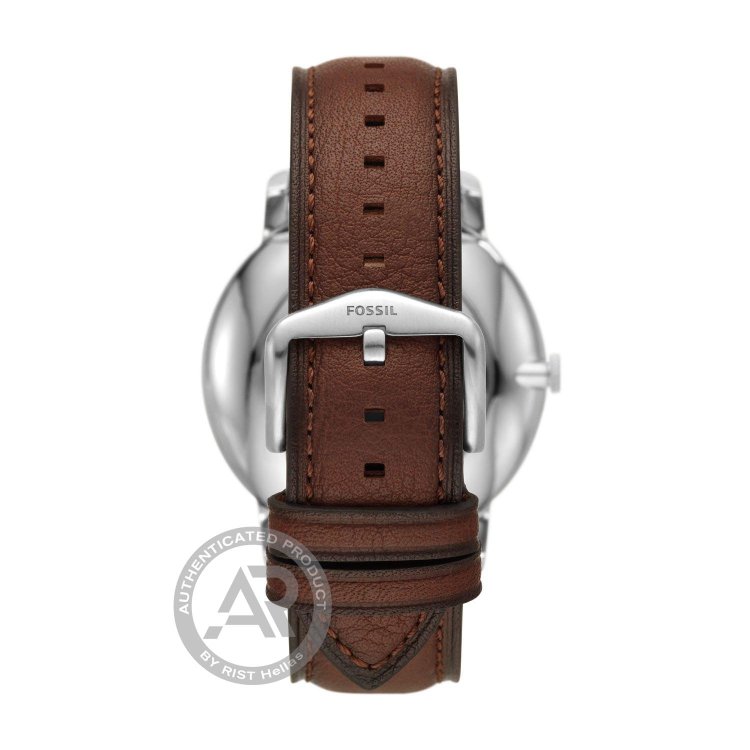 FOSSIL The Minimalist Solar Brown Leather Strap