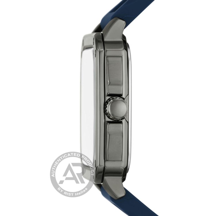 FOSSIL Inscription Blue Silicone Strap