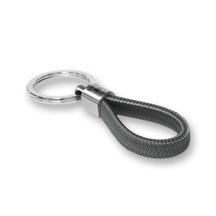 BORSARI Audace Nautico Grey Keychain Stainless Steel