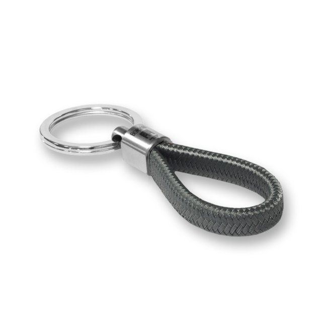 BORSARI Audace Nautico Grey Keychain Stainless Steel