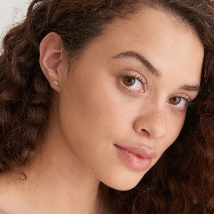 ANIA HAIE EARRINGS WILD SOUL Evil Eye Gold Stud