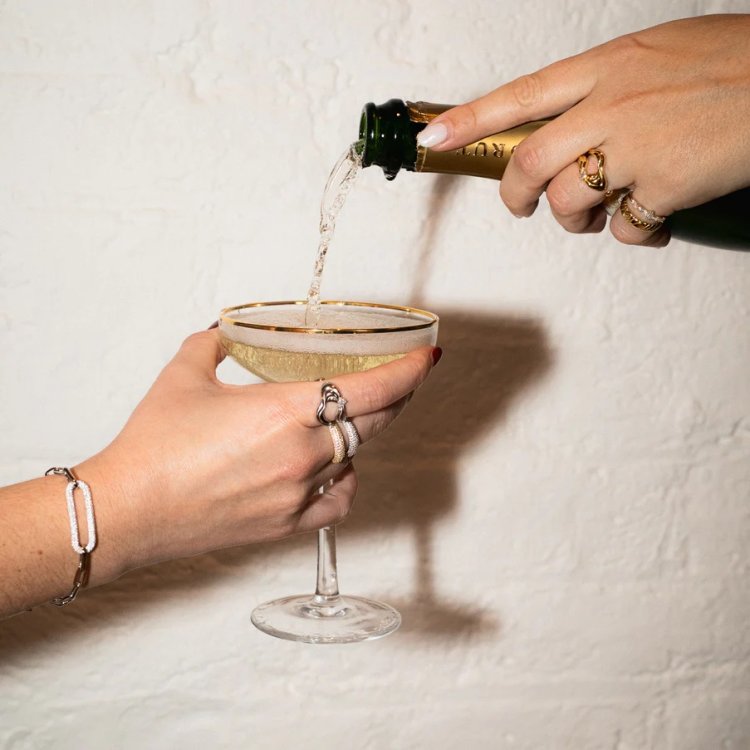 ANIA HAIE TOUGH LOVE Silver Pave Dome Ring