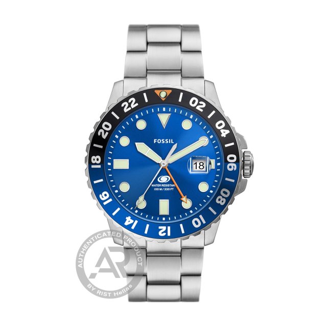 FOSSIL Fossil Blue GMT Stainless Steel Bracelet