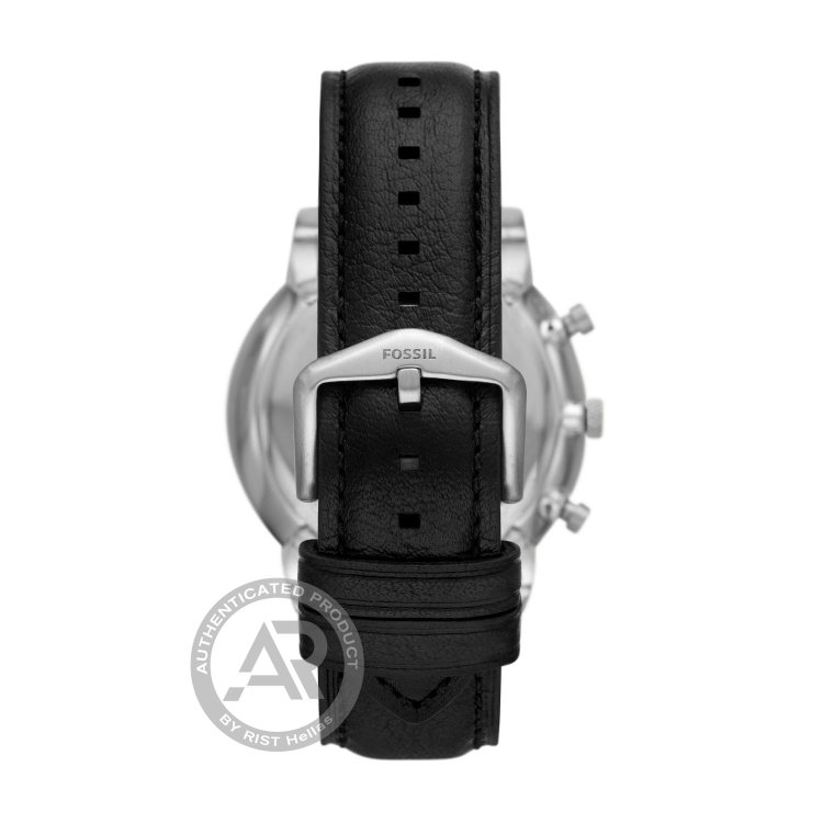 FOSSIL Neutra Chrono Black LiteHide™ Leather  Strap