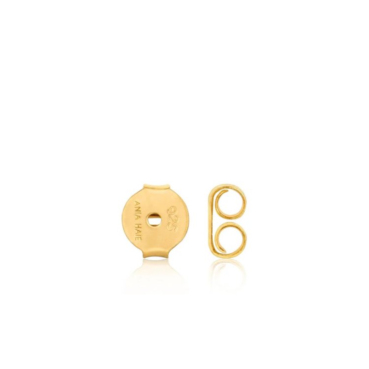 ANIA HAIE HIDDEN GEM Gold Mother Of Pearl Stud Earrings