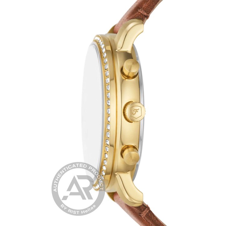 FOSSIL Neutra Chronograph Brown Leather Strap