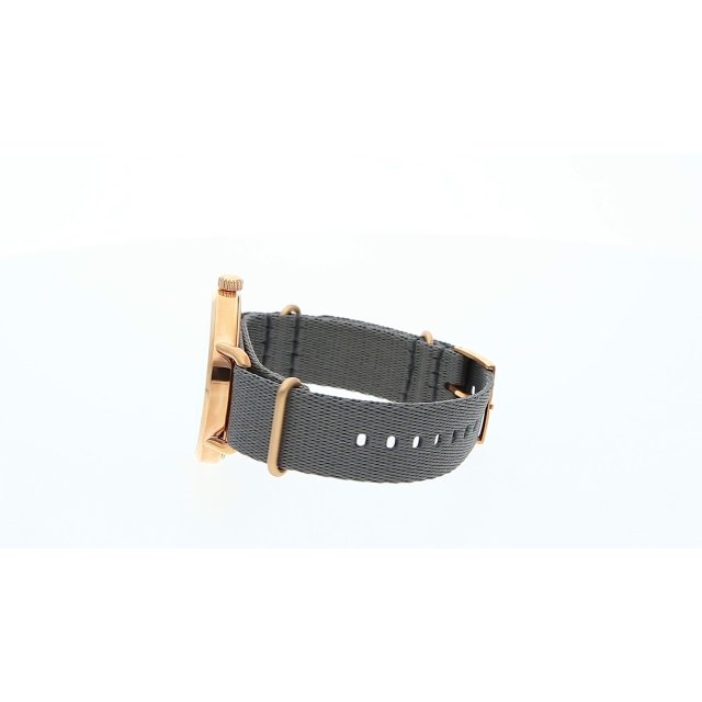 CALVIN KLEIN EVEN Large Rose Gold Grey Fabric Strap